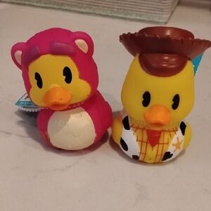 Woody and Lotzo Rubber Duck Toy Set
